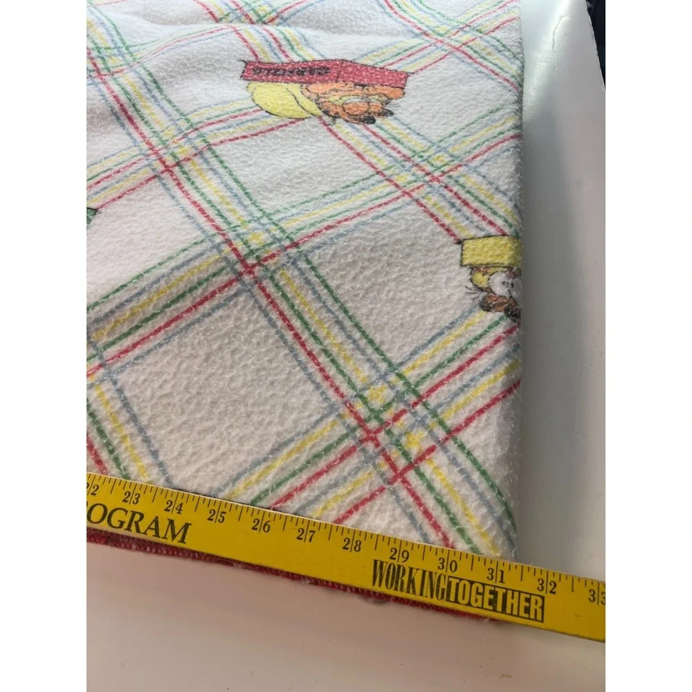 VTG‎ Garfield Blanket Multicolor Twin Size 1978 See pics